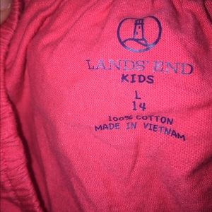 Lands end long sleeve shirt  size 14